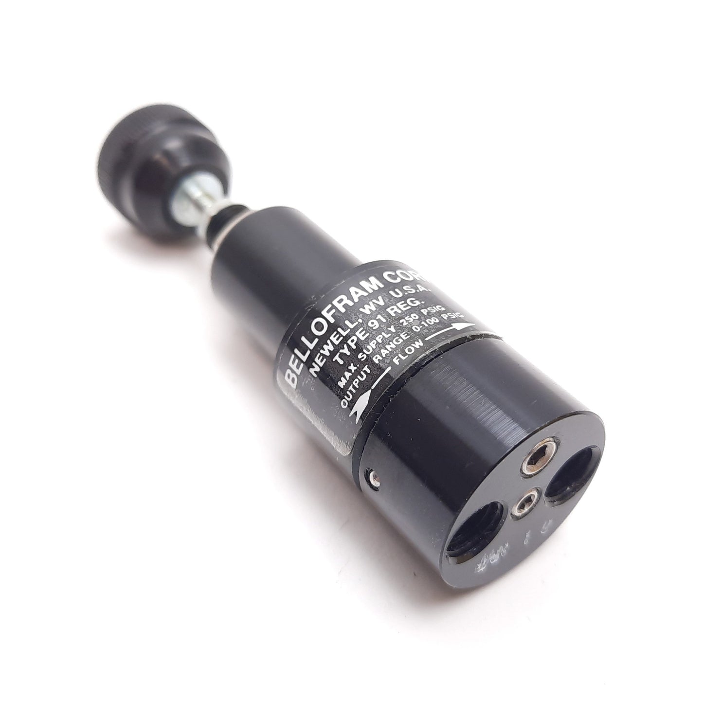 New Marsh Bellofram 960-239-000 Mini Regulator, In: 250psi, Out: 0-100psi, 1/16" NPT