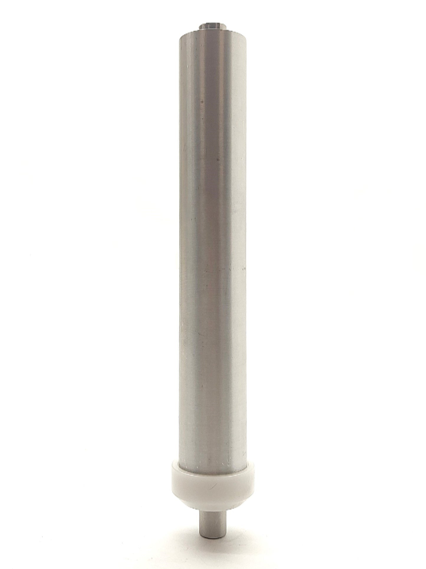 Used Aluminum Ball Bearing Roller, Ø1 1/4 x 7 1/2", Single End Mount M8 x 1.25 Thread