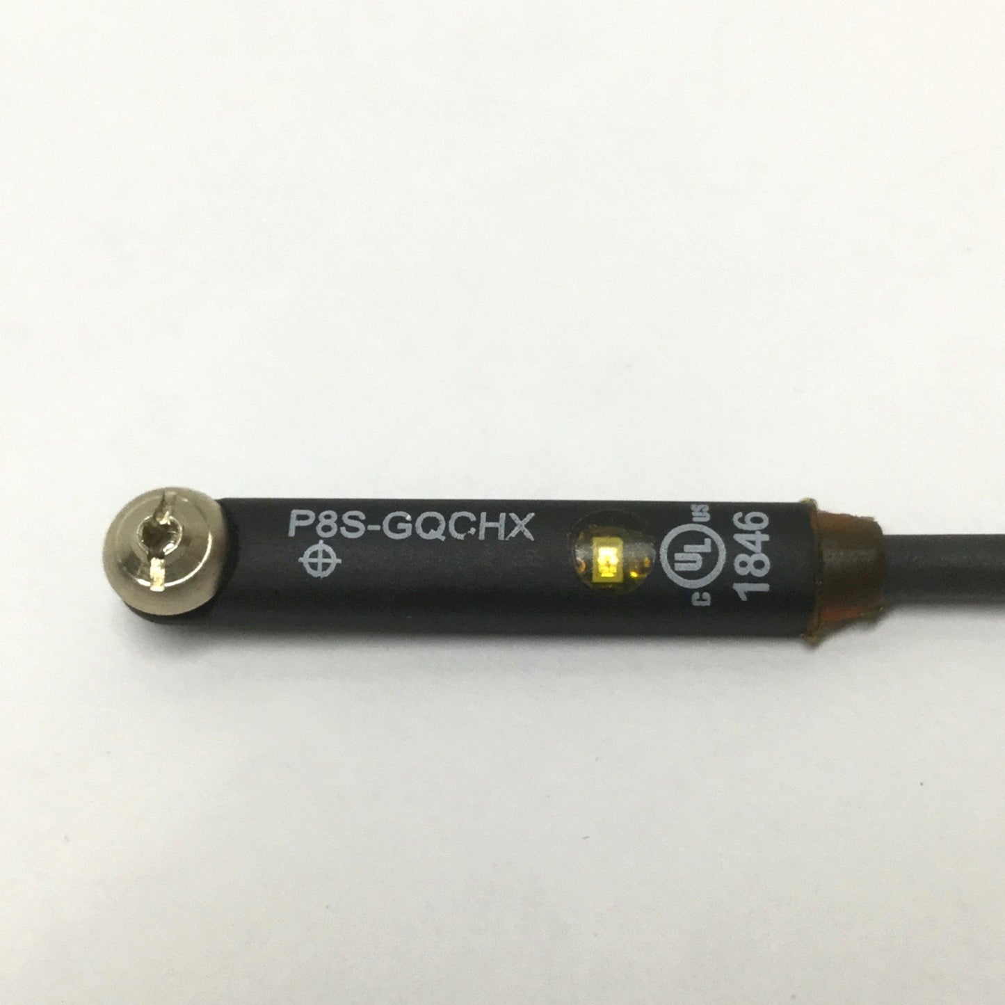 Used Parker P8S-GQCHX Magnetic Cylinder Position Sensor, NC PNP, M8 3-Pin, 10-30VDC
