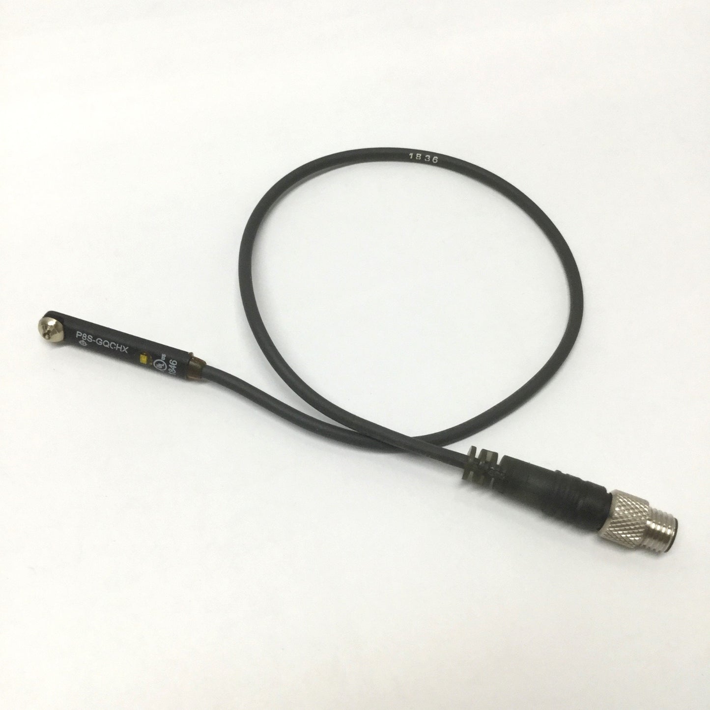 Used Parker P8S-GQCHX Magnetic Cylinder Position Sensor, NC PNP, M8 3-Pin, 10-30VDC