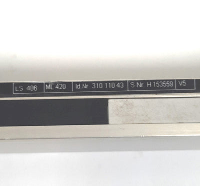 Used Heidenhain LS 406 Linear Encoder Measuring Length 420mm, 310 110 43