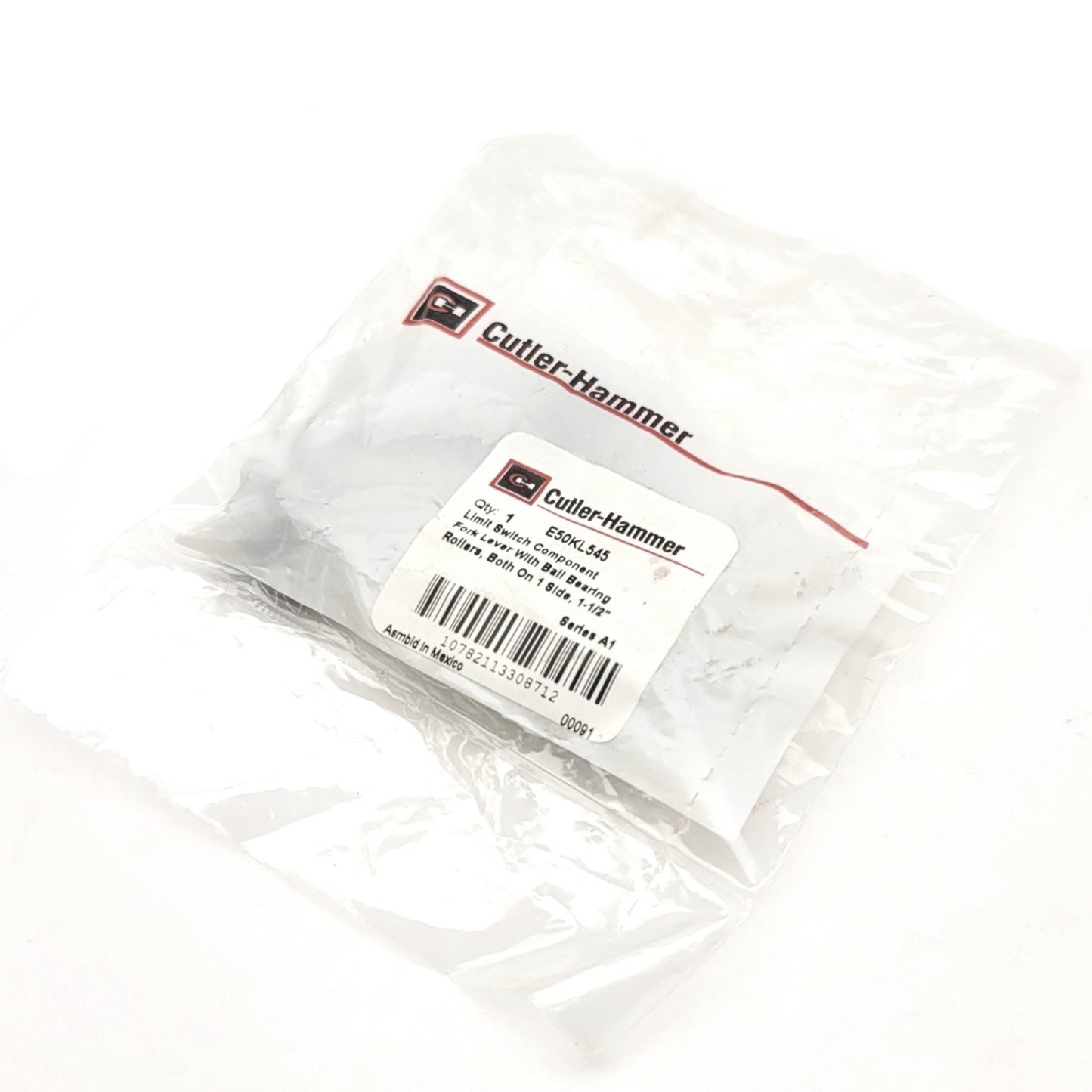 New Cutler-Hammer E50KL545 Limit Switch Fork Lever w/Ball Bearing Rollers 1-1/2"