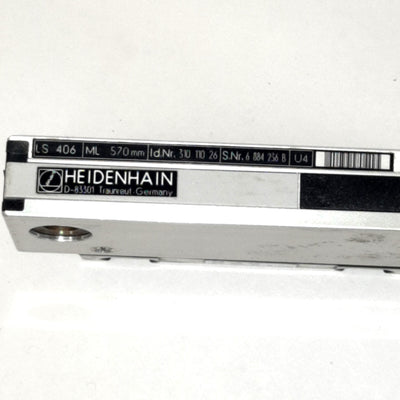 Used Heidenhain LS 406 Linear Encoder, Measuring Length: 570mm, 310 110 26