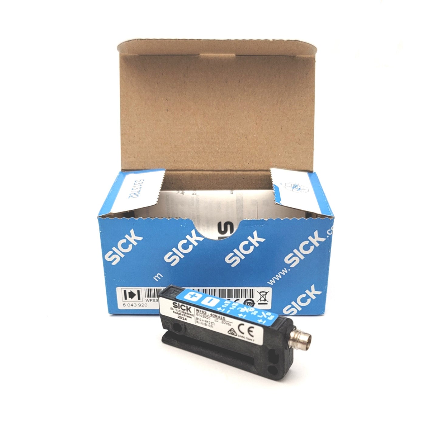 New Other SICK WFS3-40N415 Label Fork Sensor Width: 3mm, Depth: 42mm, 10-30VDC, MDO: 2mm