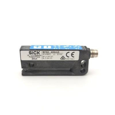 New Other SICK WFS3-40N415 Label Fork Sensor Width: 3mm, Depth: 42mm, 10-30VDC, MDO: 2mm