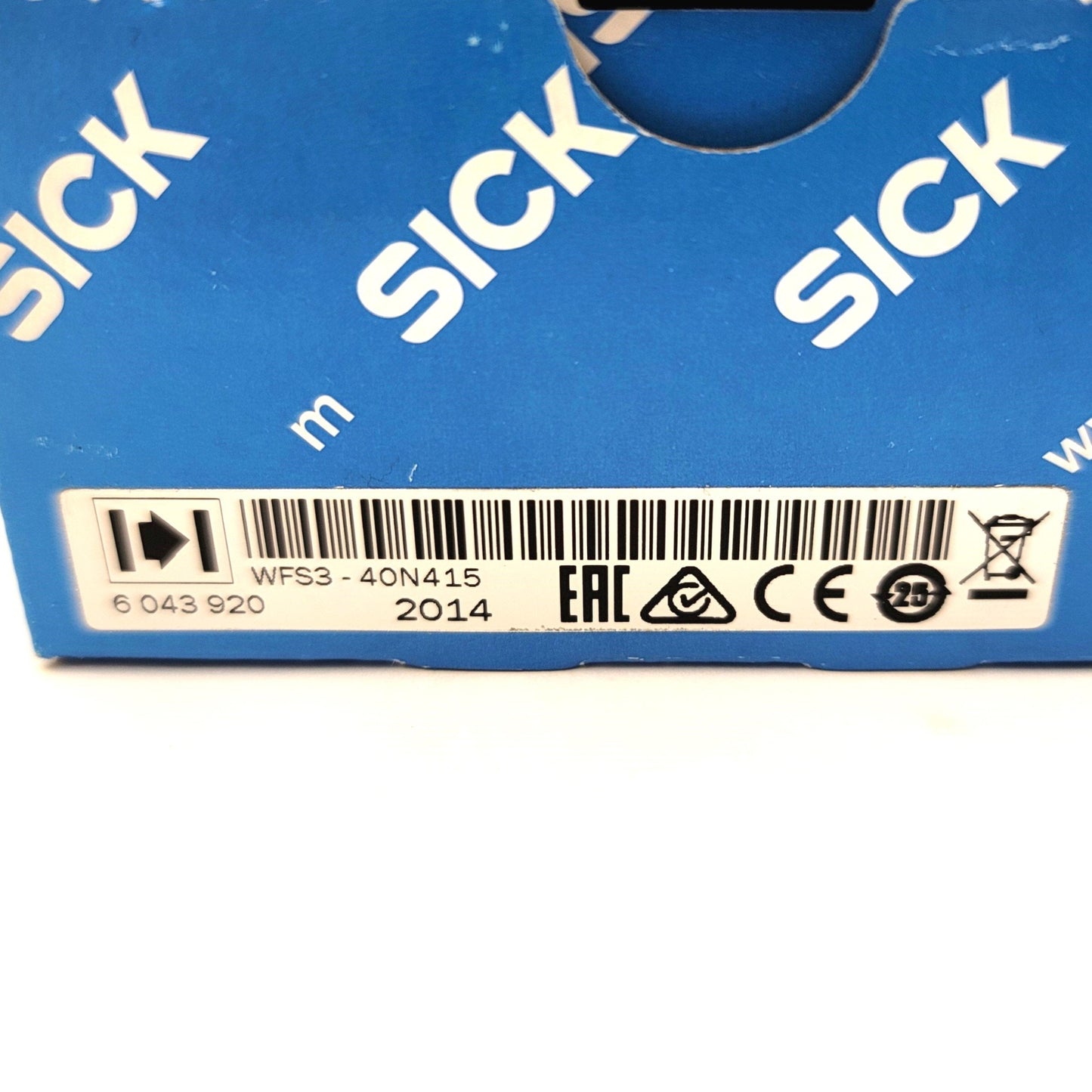 New Other SICK WFS3-40N415 Label Fork Sensor Width: 3mm, Depth: 42mm, 10-30VDC, MDO: 2mm