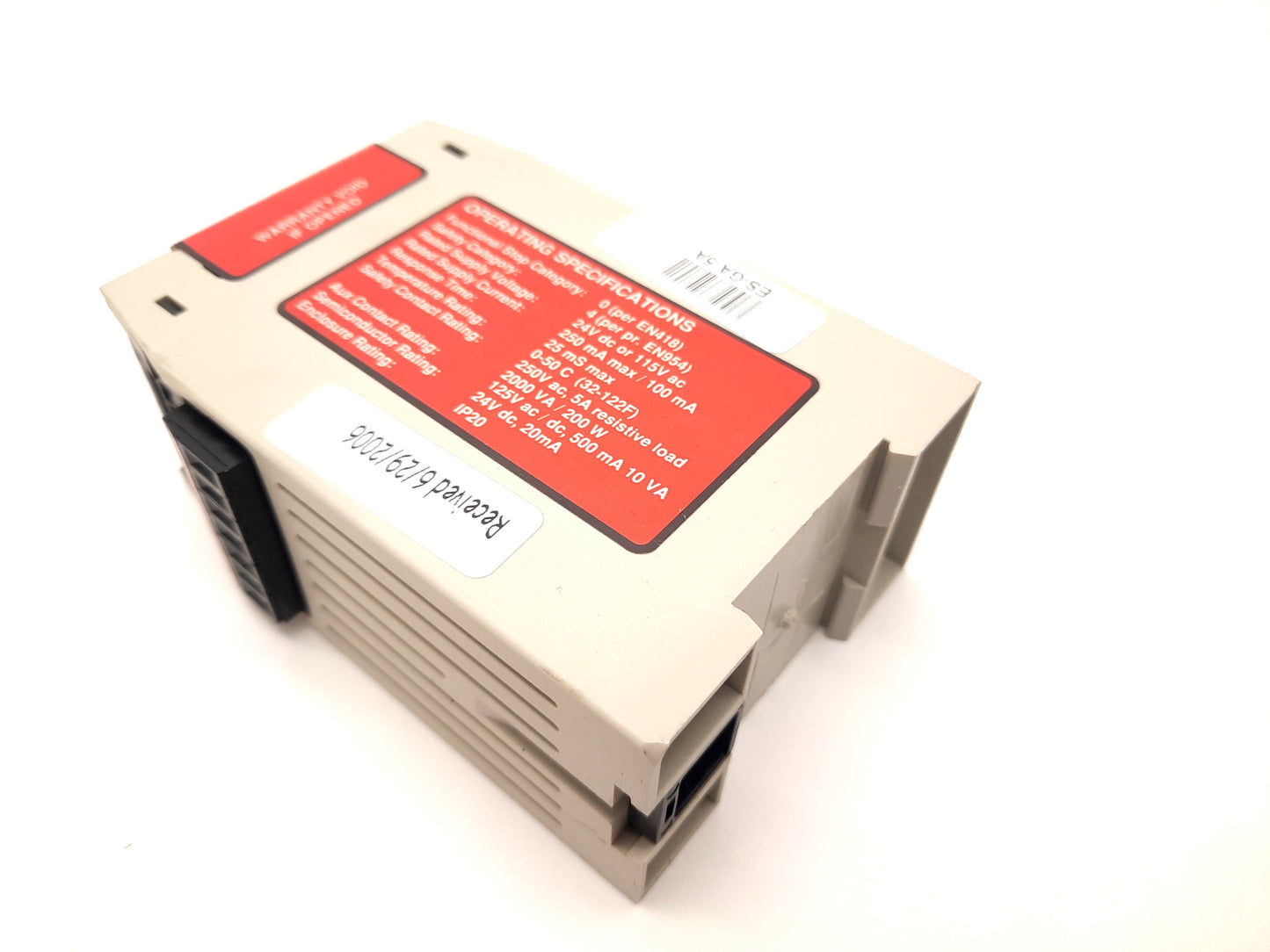 Used Banner ES-GA-5A Safety Relay, Contact Rating: 250VAC 5A, Supply: 24VDC / 115VAC