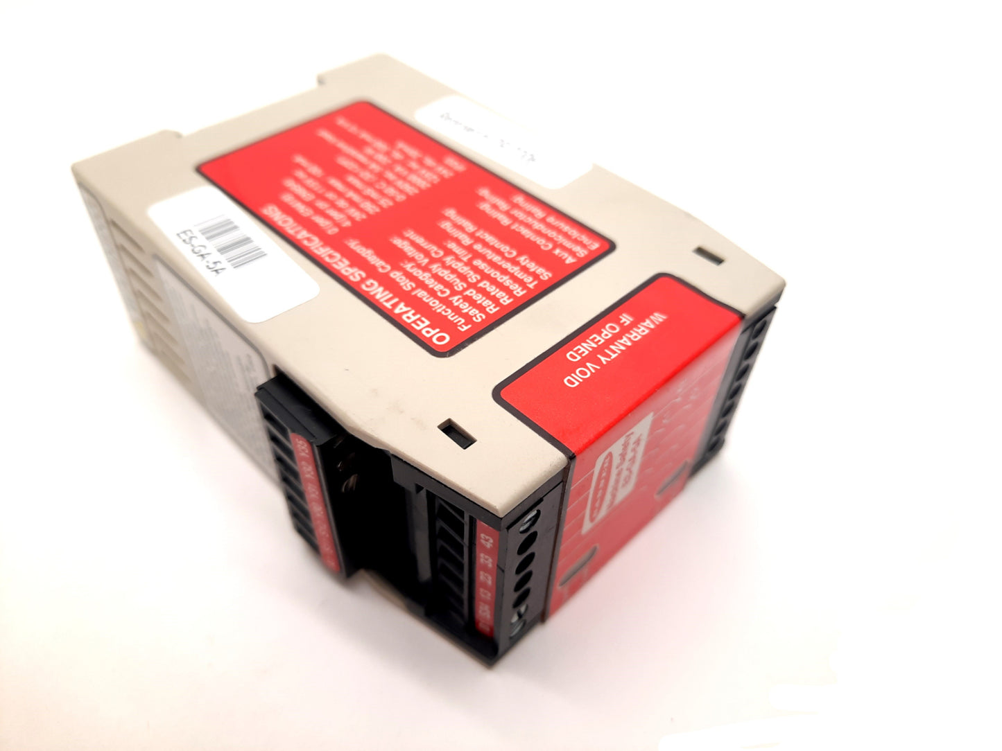 Used Banner ES-GA-5A Safety Relay, Contact Rating: 250VAC 5A, Supply: 24VDC / 115VAC