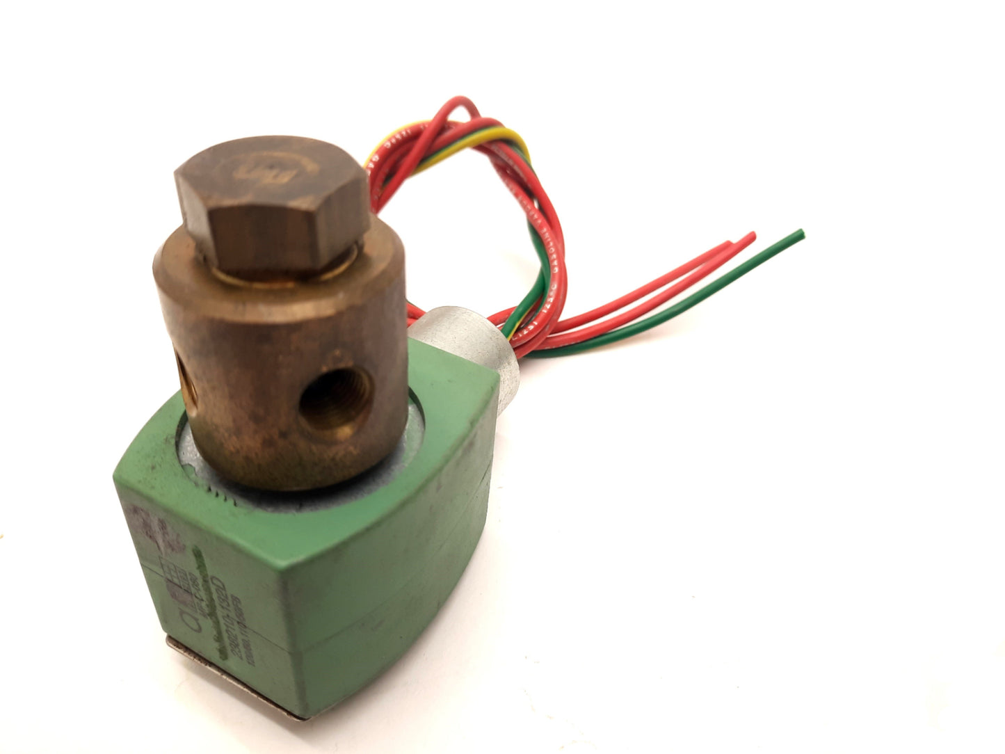 Used Asco Red-Hat 8320G1 Solenoid Valve Air Water Oil 100 PSI Ports: 1/8" NPT 120VAC
