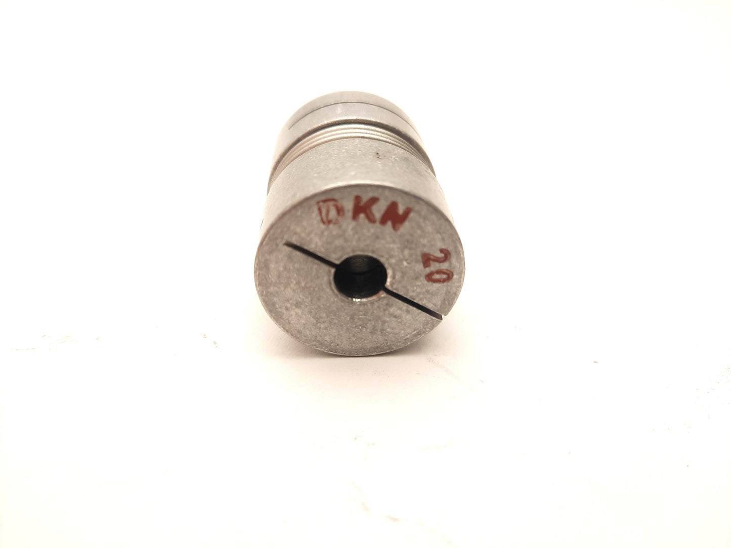 Used Flexible Coupling, Shaft Diameters: 1/4" x 6mm, 1.28" x 1" Dia DKN 20