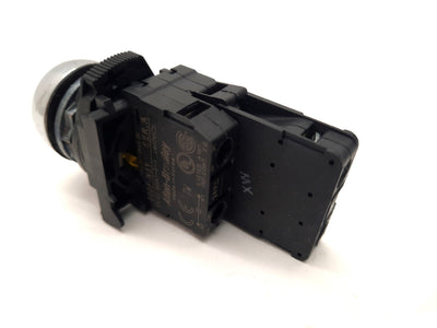 Used Allen Bradley Yellow Push Button 800F-X20D Ser A Contacts 2x NO 690V 10A 4KV