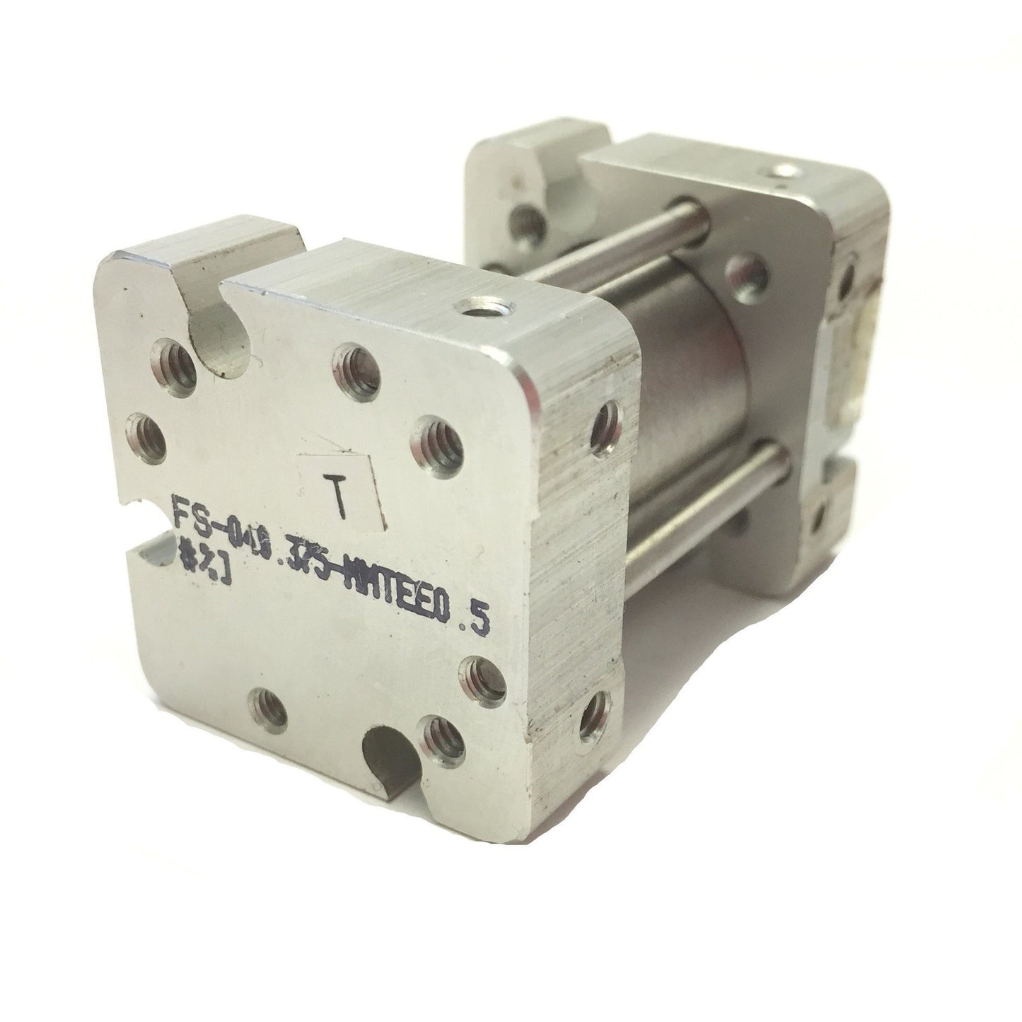 Used Bimba FS-040.375-MMTEE0.5 Square Flat-1 Cylinder, Bore: 0.75", Stroke: 0.375"