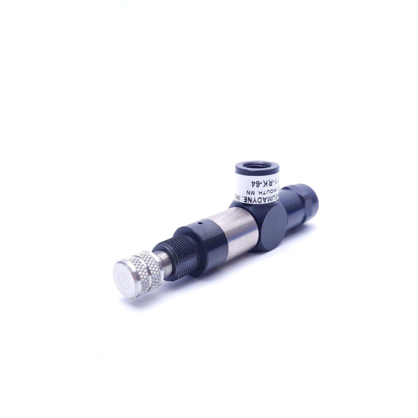 Used Pneumadyne R11-RK-64 Push-in Input Port Relieving Pressure Regulator, 1/8" NPT