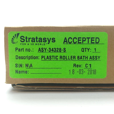 New Stratasys ASY-34328-S Rev C1 Plastic Roller Bath Assembly for Objet30 3D Printer