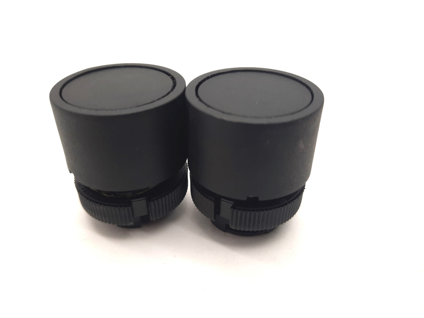 Used Lot of 2 Schneider Telemecanique ZB2 Harmony XAC XACA Black Push Button Cover