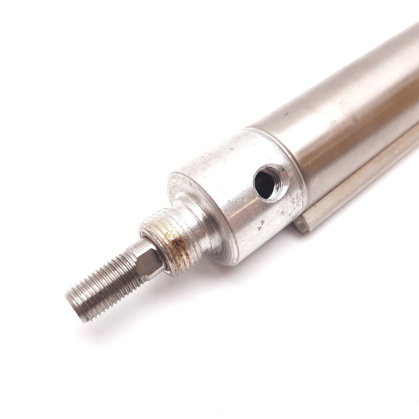 Used Bimba M-128-DPT2 Pneumatic Cylinder, Bore: 1.25", Stroke: 8", Ports: 1/8" NPT