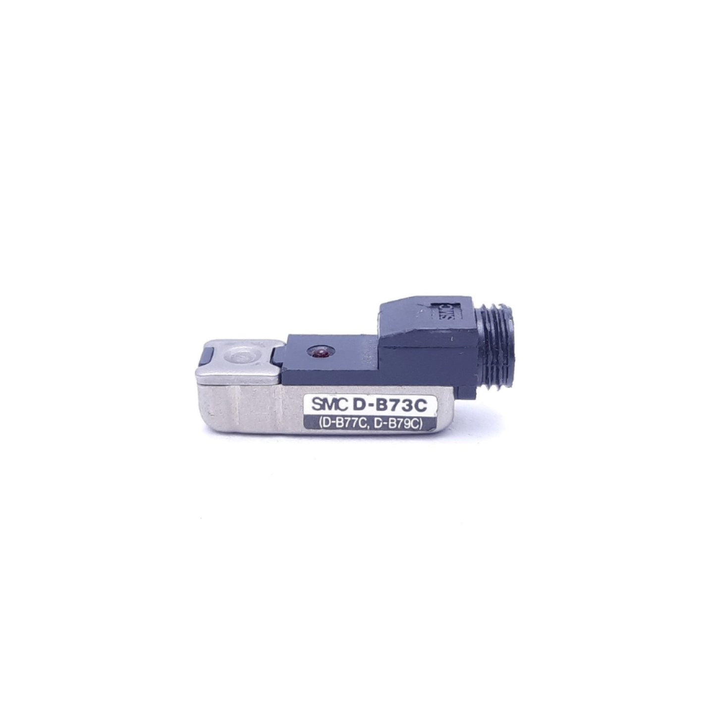 Used SMC D-B73C Auto-Switching Magnetic Reed Sensor, 12 VDC, w/ 1-20 Mounting Bracket