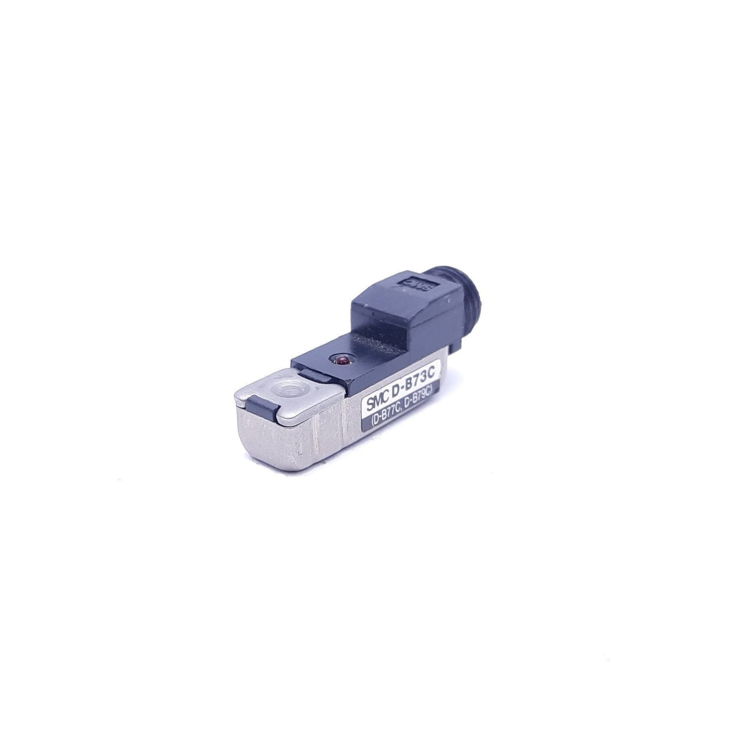 Used SMC D-B73C Auto-Switching Magnetic Reed Sensor, 12 VDC, w/ 1-20 Mounting Bracket