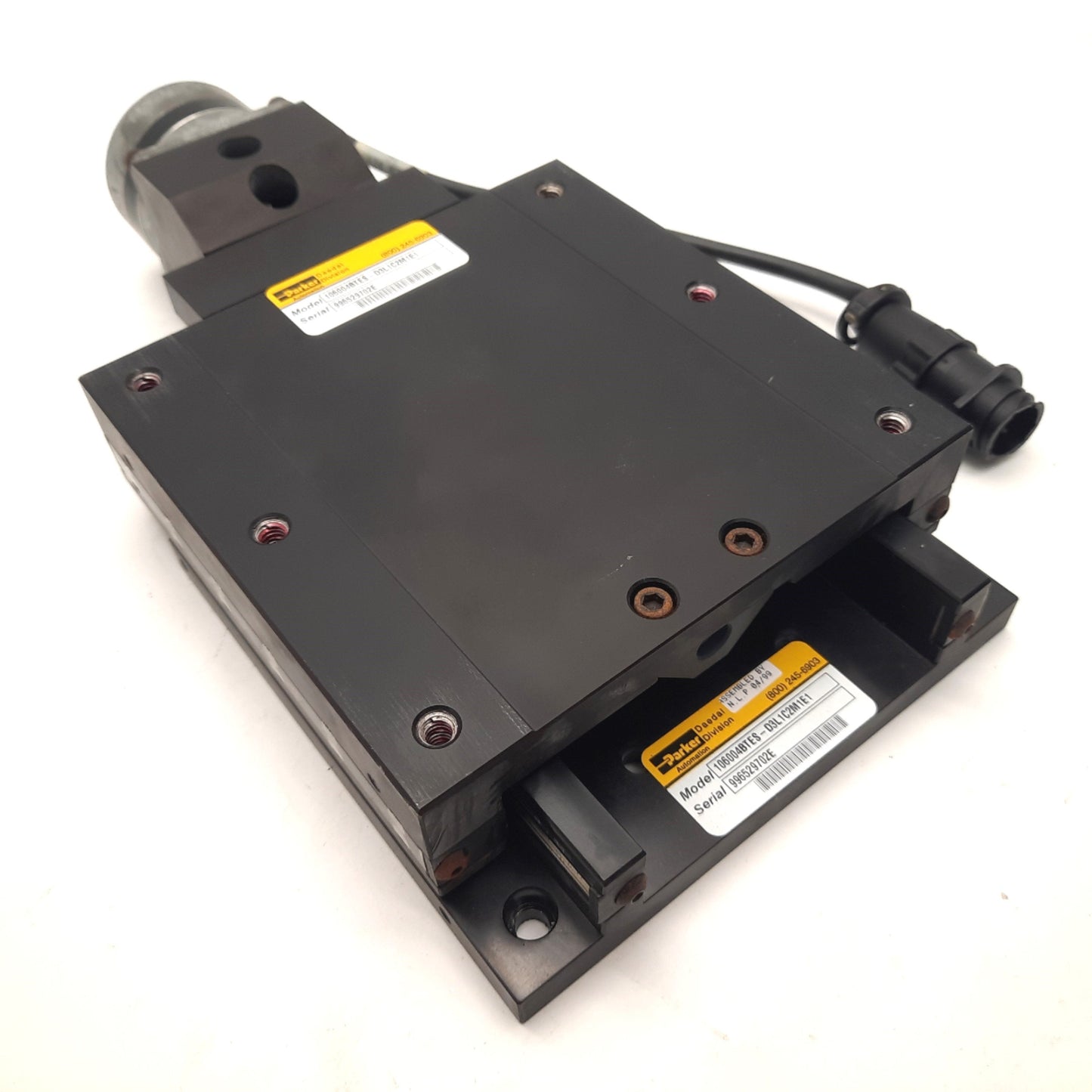 Used Parker 106004BTES Linear Actuator Stage 6x6" Travel 4" Vexta Stepper PH264-01