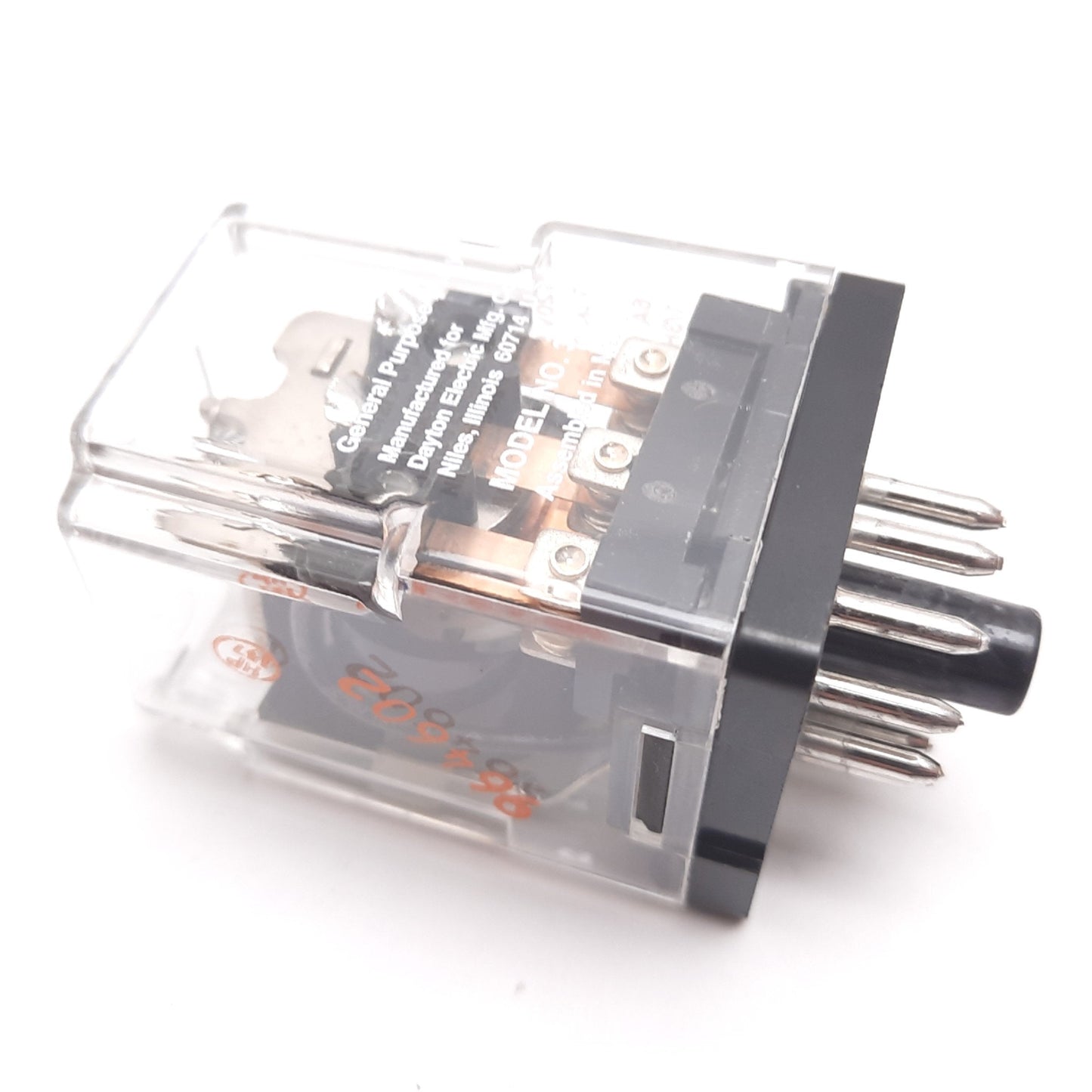 New Dayton 3X742E Ice Cube Relay, 3PDT, Coil: 120VAC, Rating: 10A 120VAC 6A 250VAC