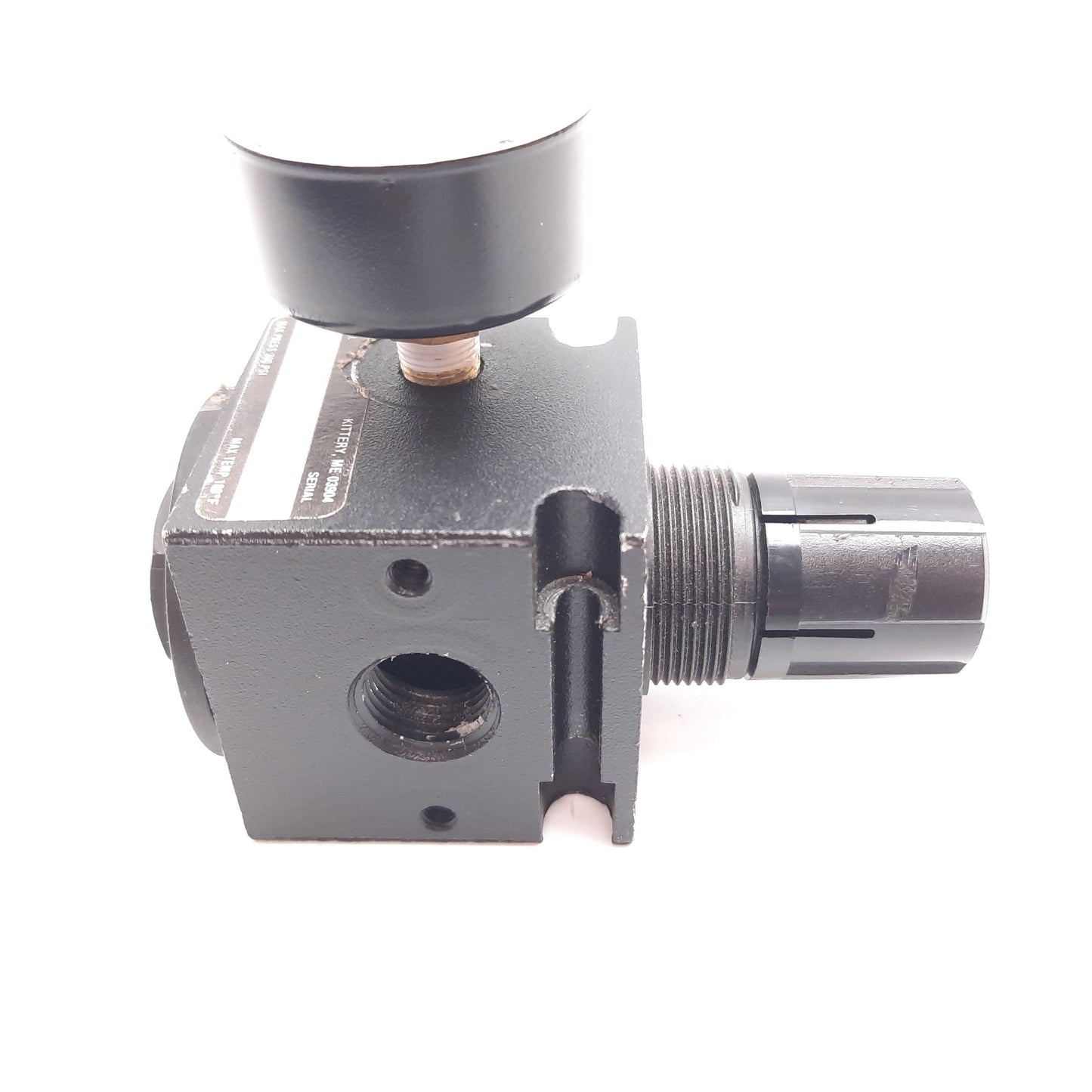Used Watts R55-03C Regulator, In: 300psi, Out: 0-125psi, 3/8" NPT, W/ 0-160psi Gauge