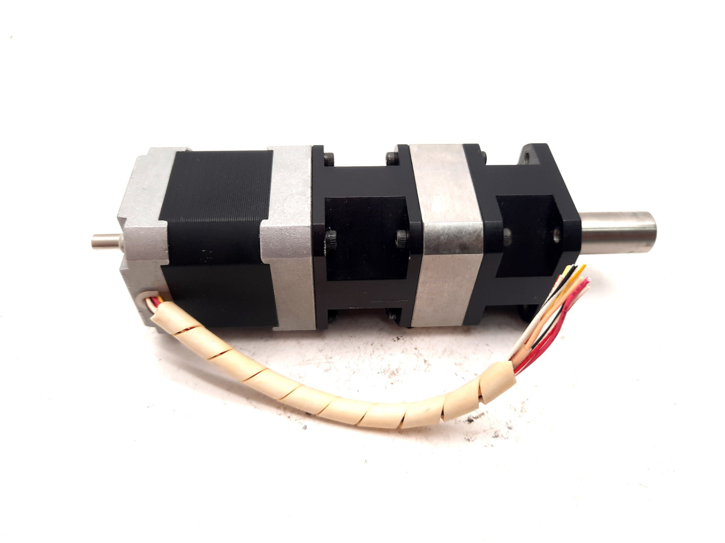 Used Applied Motion HT17-154 Step Motor, 17PL0100 Gearhead 10:1 NEMA17 Shaft 1/2"