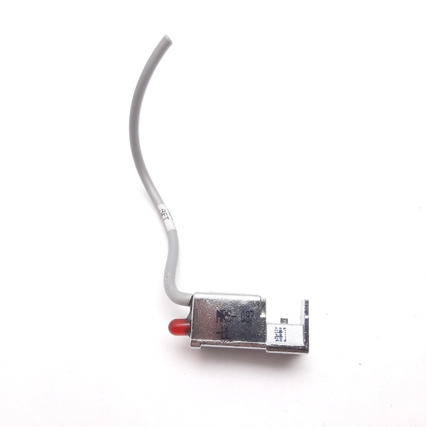 Used Bimba MRS-.087-BL Heavy Duty Band Reed Switch, Rating 24V 500mA, 4" Cable 3-Wire