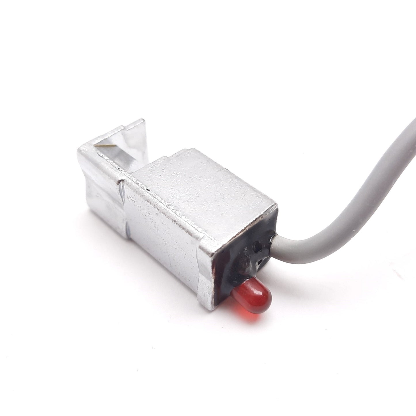 Used Bimba MRS-.087-BL Heavy Duty Band Reed Switch, Rating 24V 500mA, 4" Cable 3-Wire