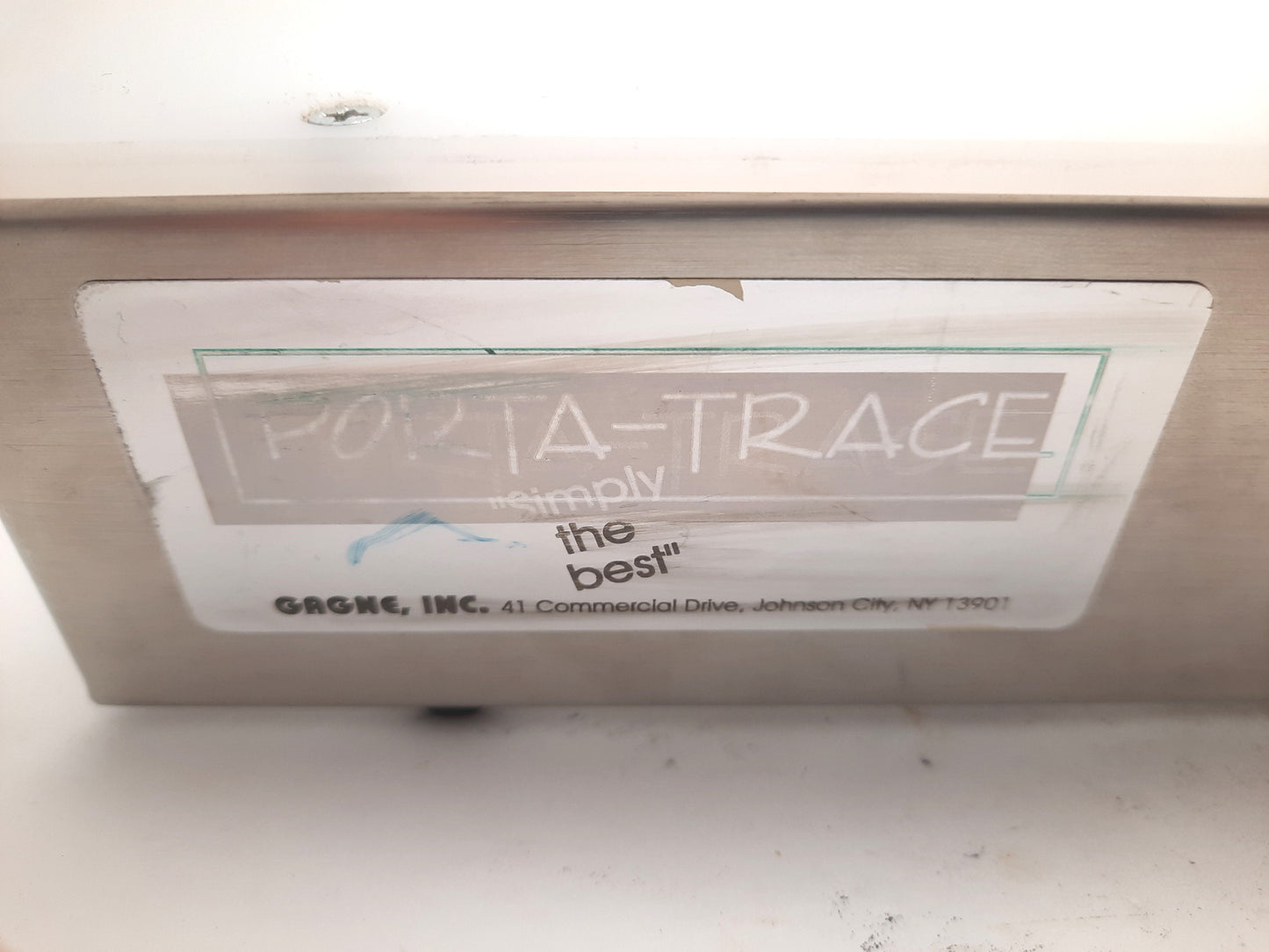 Used Gagne Porta-Trace 1118-2 Light Box Stainless Steel 11 x 18" Window