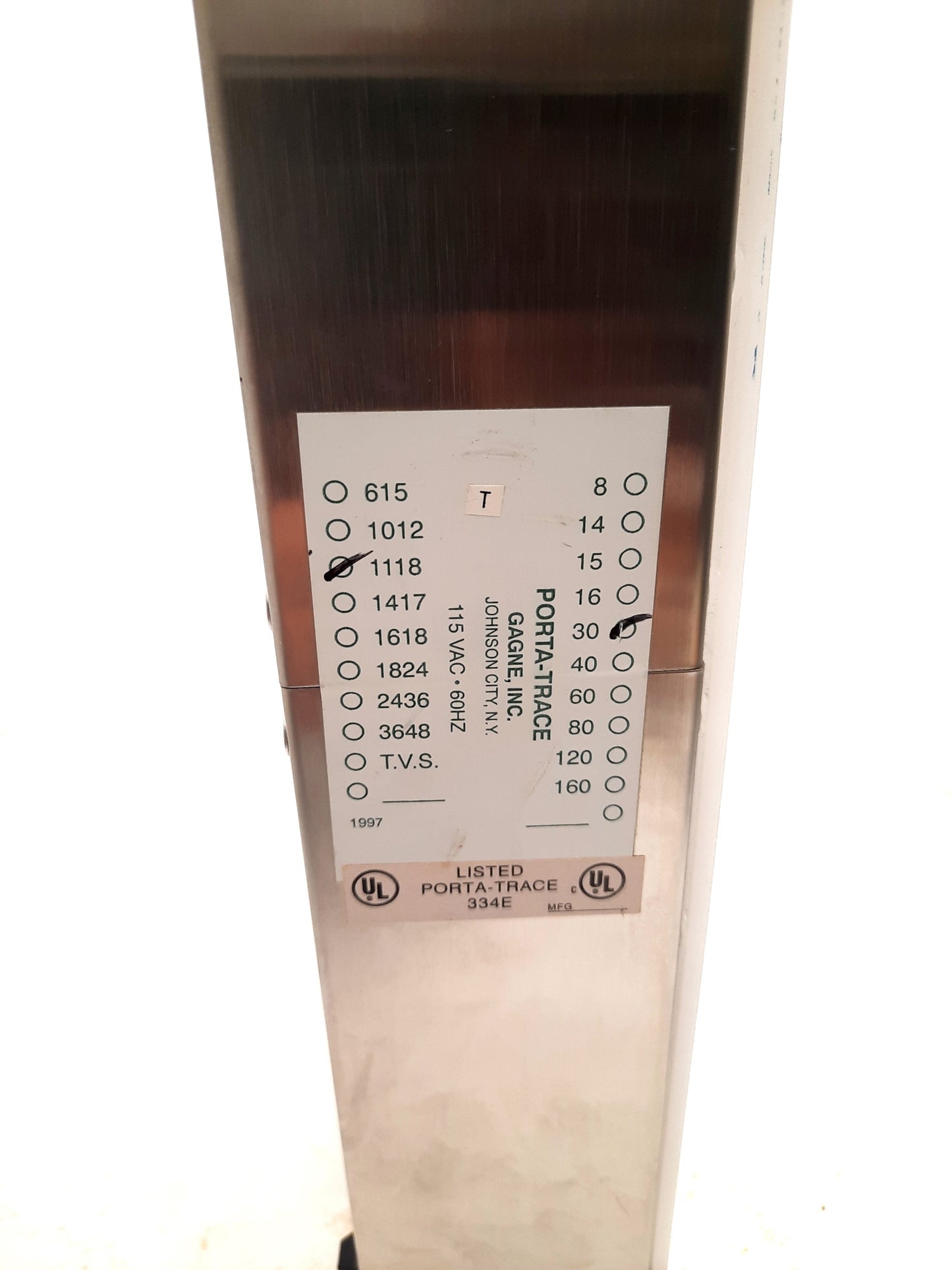 Used Gagne Porta-Trace 1118-2 Light Box Stainless Steel 11 x 18" Window