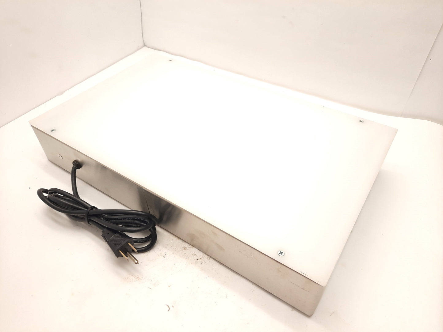 Used Mayline Porta-Trace 1118-2 Light Box Stainless Steel 11 x 18" Window *No Stand