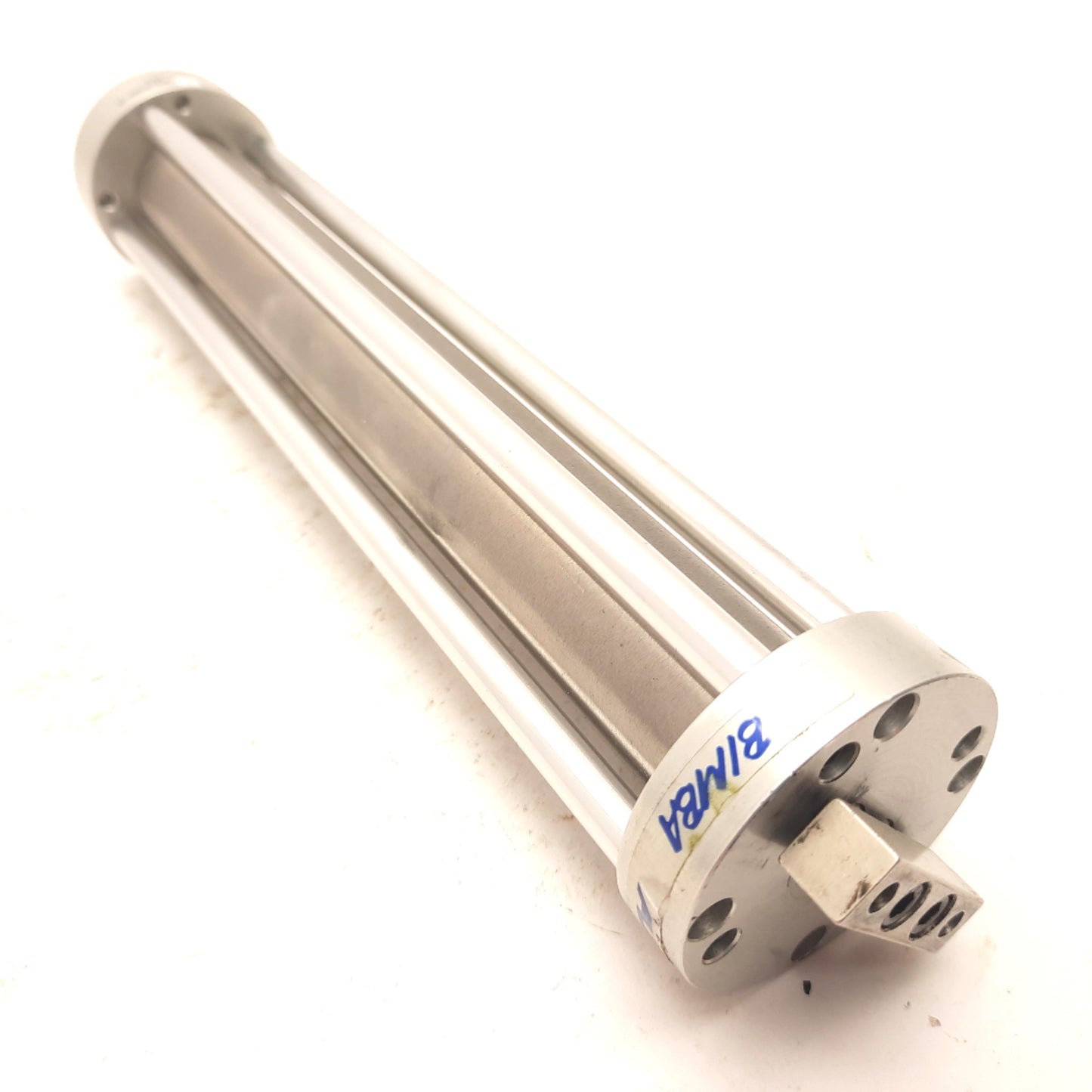 Used Bimba FT-091-M Pneumatic Cylinder Non-Rotating Bore: 1-1/16" Stroke: 8" 1/8" NPT