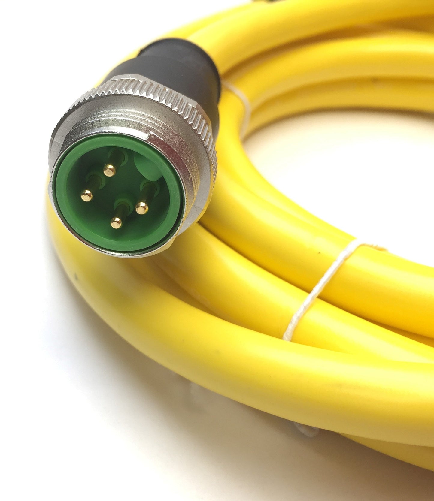 New – Open box Murr Elektronik 7700-A4A01-UBC0300 Cable Yellow Mini 7/8" 4-Pole Male/Female 3M