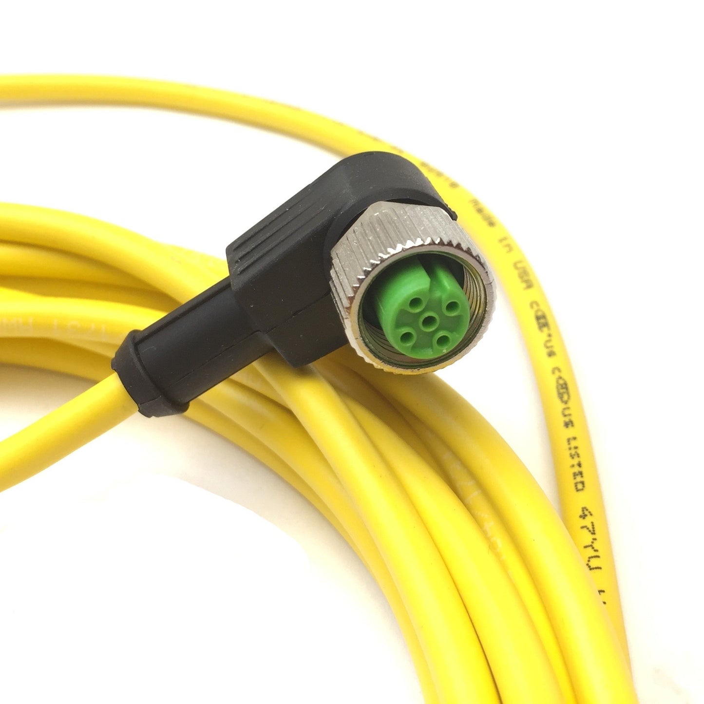 New – Open box Murr Elektronik 7000-40121-0140500 Cable Male M12 Straight, Female M12 90 4-Pole