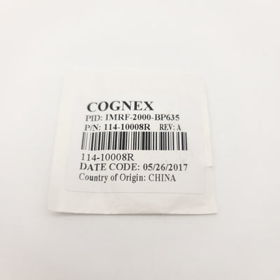 New Cognex IMRF-2000-BP635 114-10008R Red Bandpass Filter 635nm For In-Sight 2000