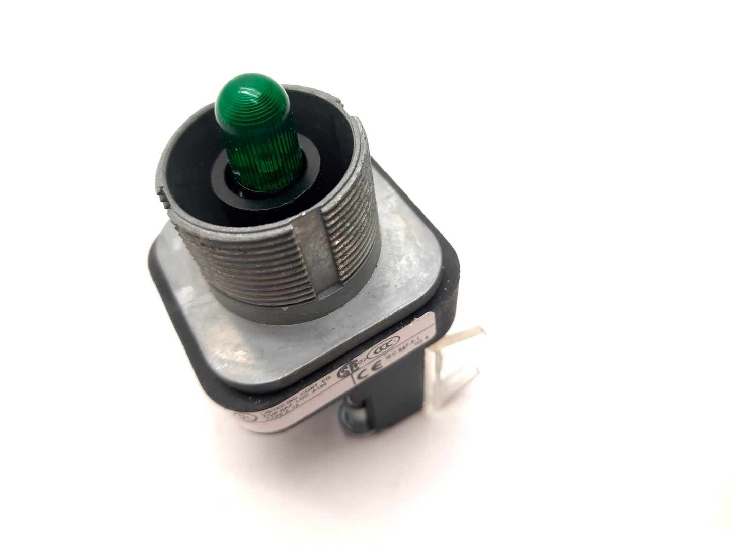 Used Allen Bradley 800T-QH10G Green LED Pilot Indicator Lights, 120VAC