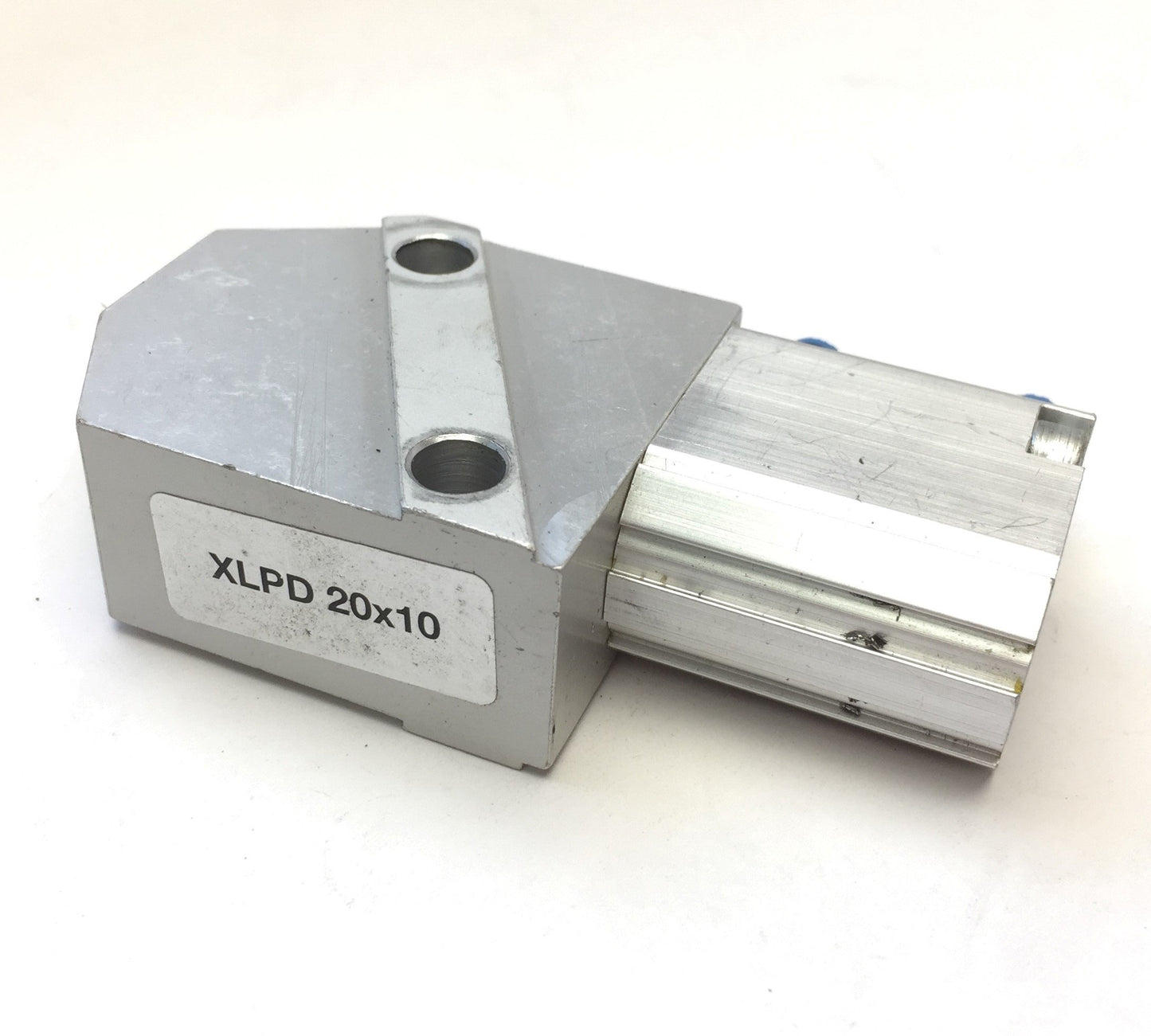 Used Bosch Rexroth XLPD 20X10 Pneumatic Pallet Stop Cylinder, Bore 20mm Stroke 10mm