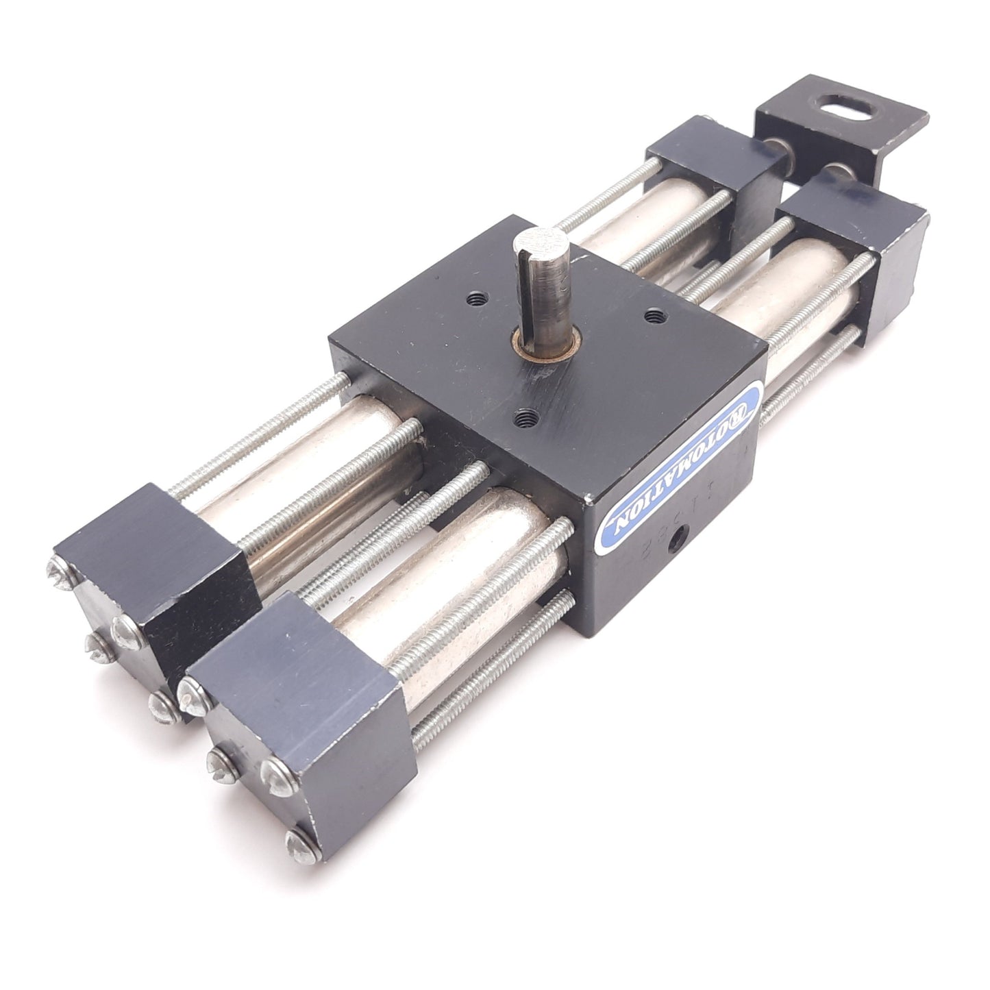 Used Rotomation A12 Rotary Actuator, 180° Rotation, Bore: 5/8", Shaft: 3/8", 1/8" NPT