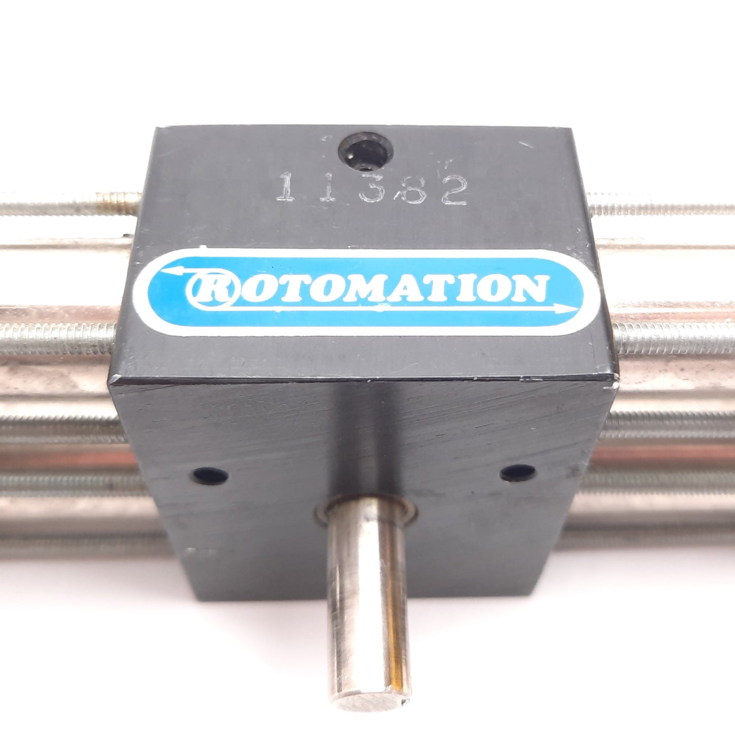 Used Rotomation A12 Rotary Actuator, 180° Rotation, Bore: 5/8", Shaft: 3/8", 1/8" NPT