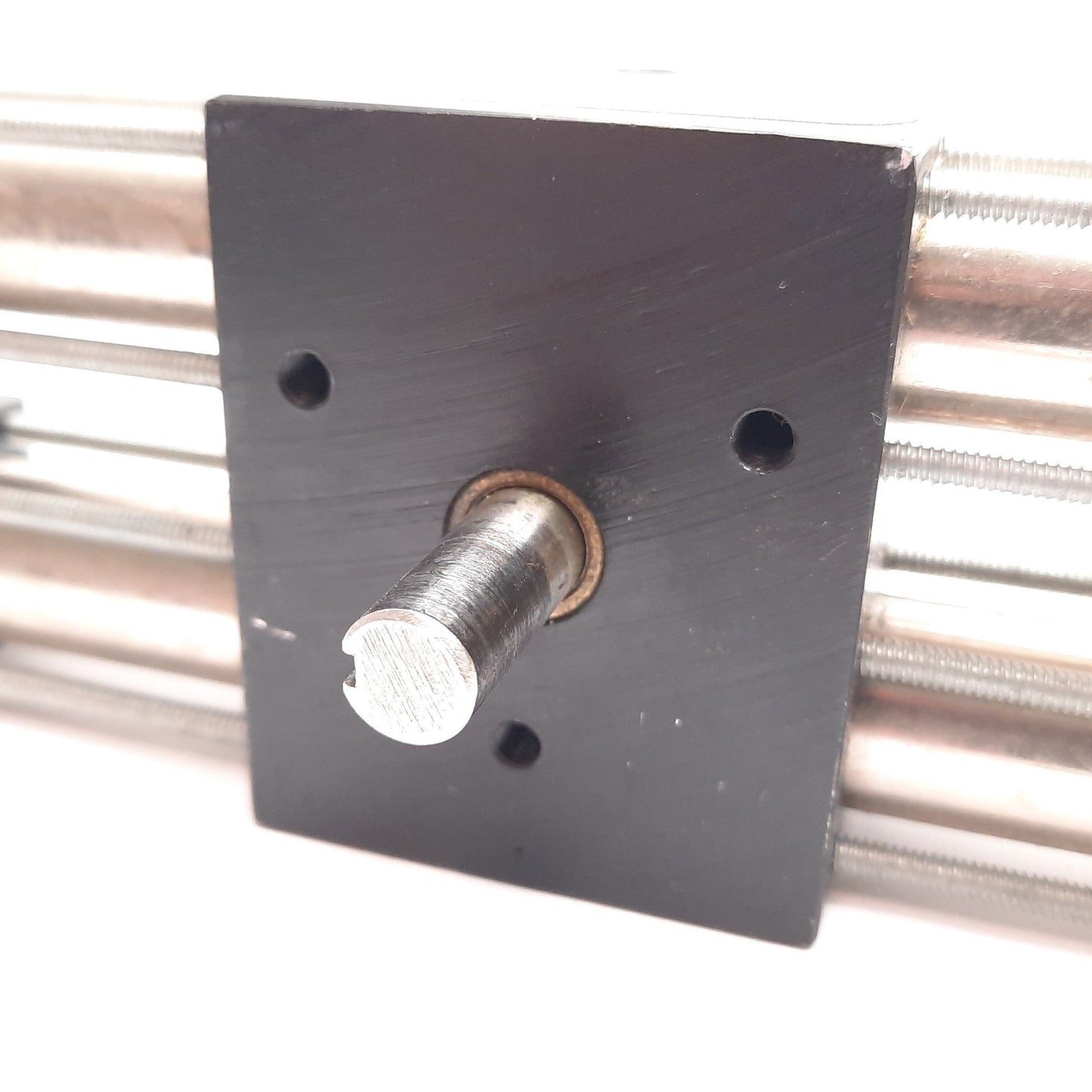 Used Rotomation A12 Rotary Actuator, 180° Rotation, Bore: 5/8", Shaft: 3/8", 1/8" NPT