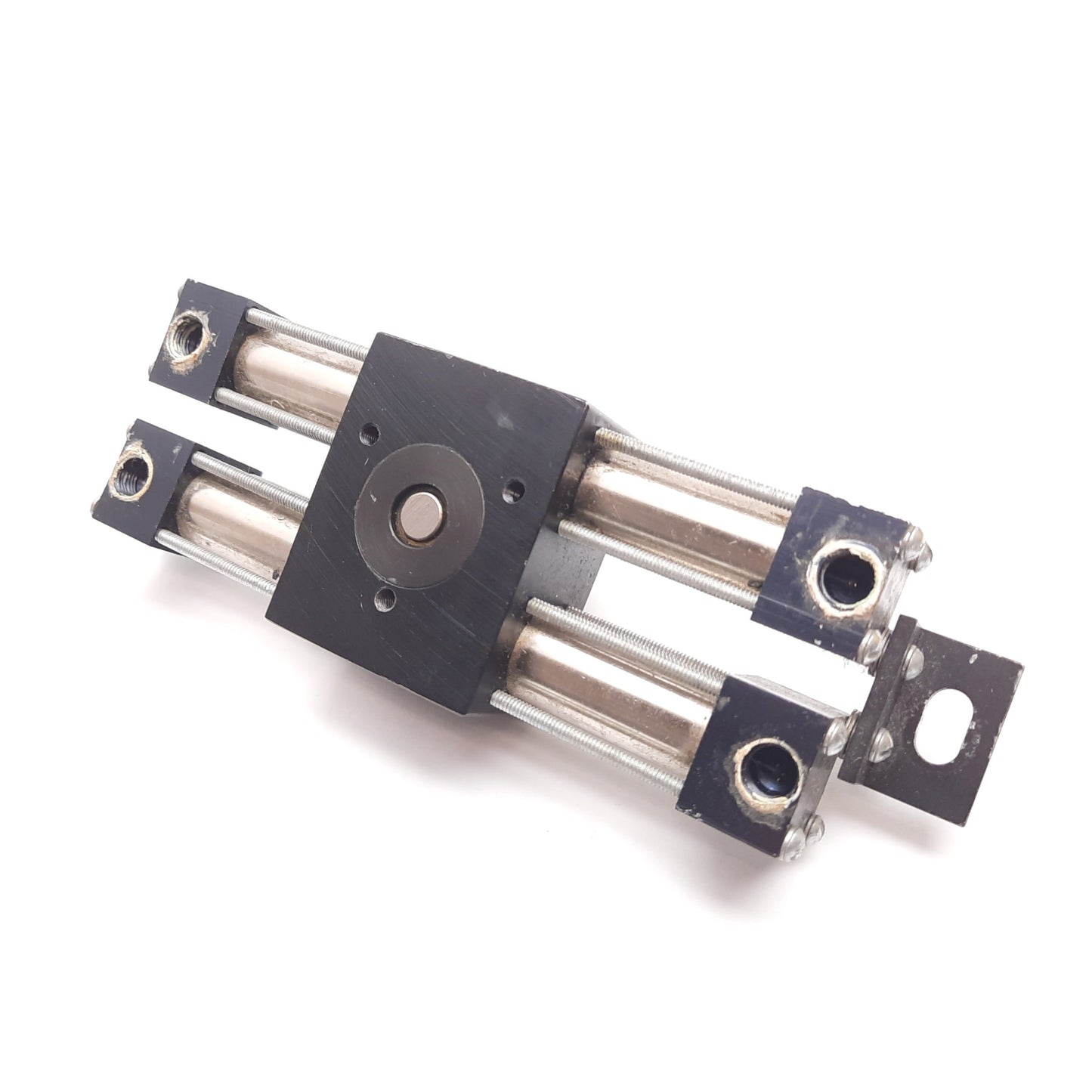 Used Rotomation A12 Rotary Actuator, 180° Rotation, Bore: 5/8", Shaft: 3/8", 1/8" NPT