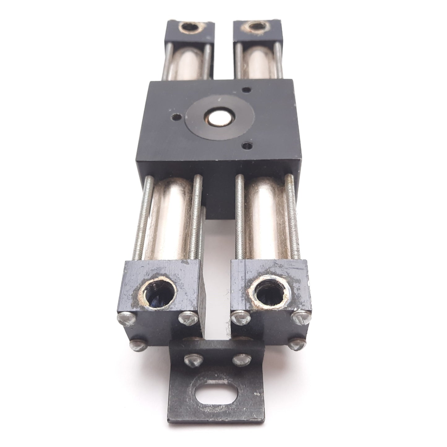 Used Rotomation A12 Rotary Actuator, 180° Rotation, Bore: 5/8", Shaft: 3/8", 1/8" NPT