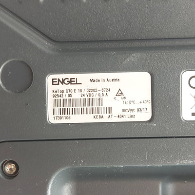 Used ENGEL KeTop C70 E 10 02203-8724 Robot Tech Pendant/Controller KEBA AT-4041 24VDC