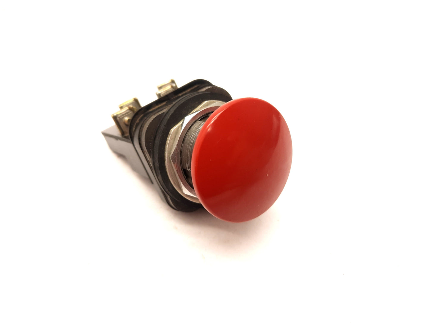 Used Allen Bradley 800T-D6A Mushroom Push Button Red Contact N.C. & N.O.