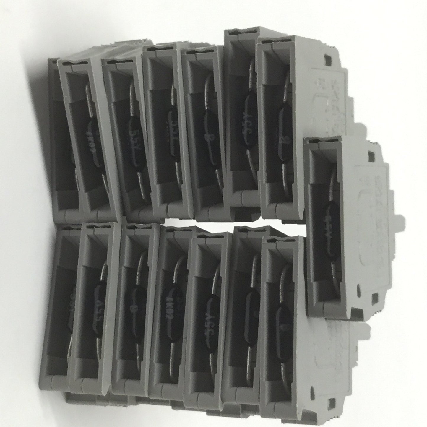 Used Lot of 15 Phoenix P-CO Component Connector Test Plugs Disconnect Terminal Blocks