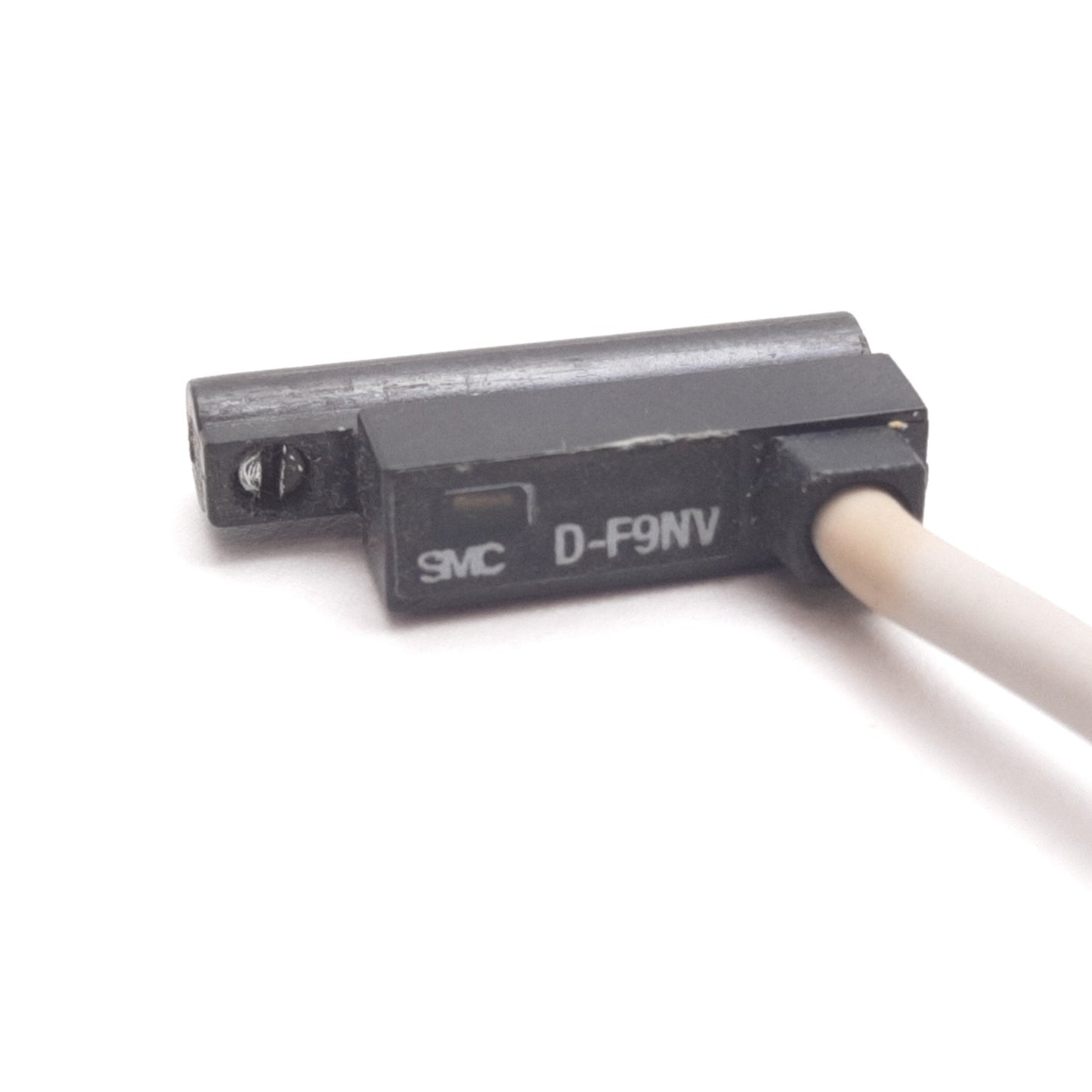 Used SMC D-F9NV Cylinder Position Sensor Switch, NPN, 24VDC, 3-Wire, 9" Long