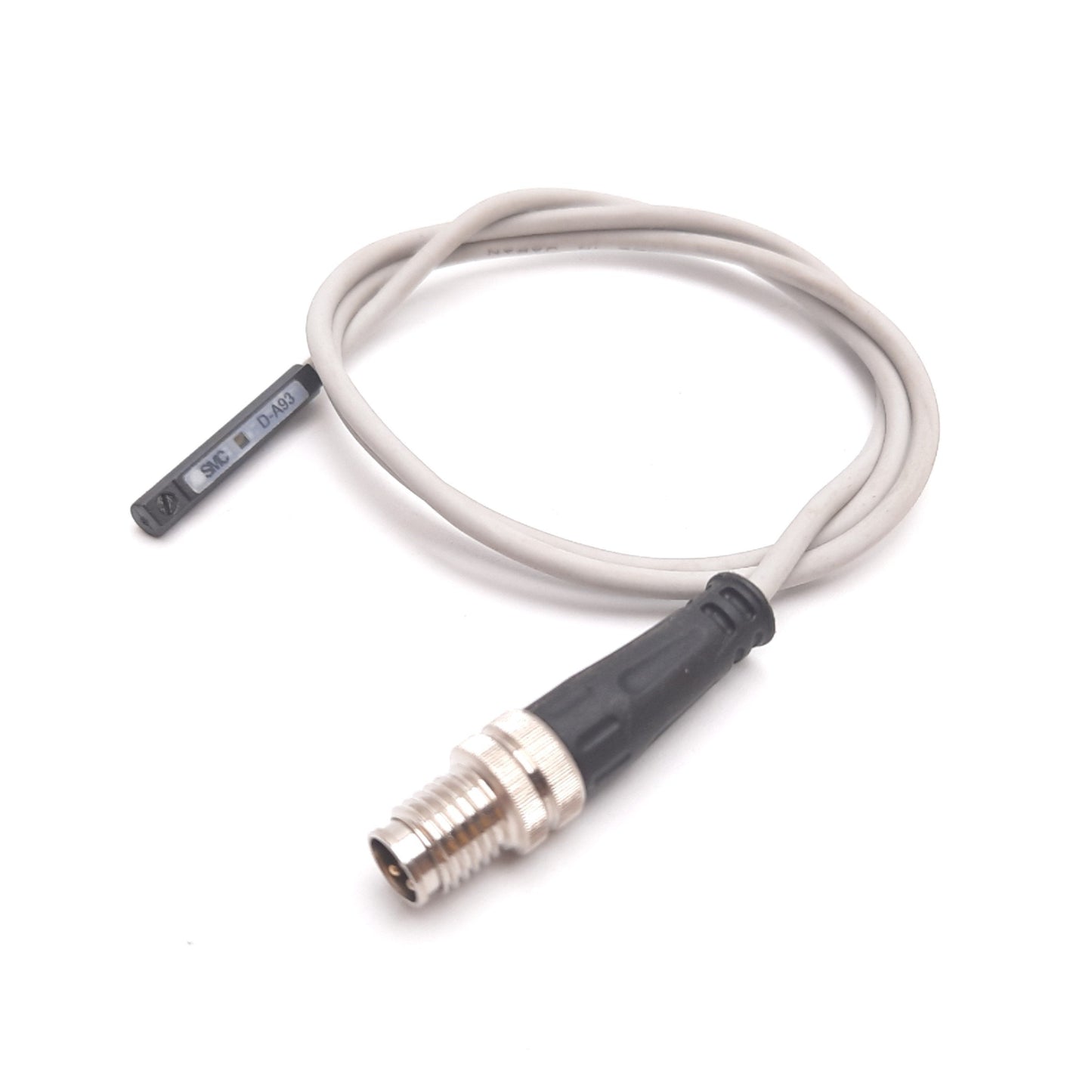 Used SMC D-A93SAPC Cylinder Position Reed Auto Switch Sensor, 24VDC, 3-Pin M8, 500mm