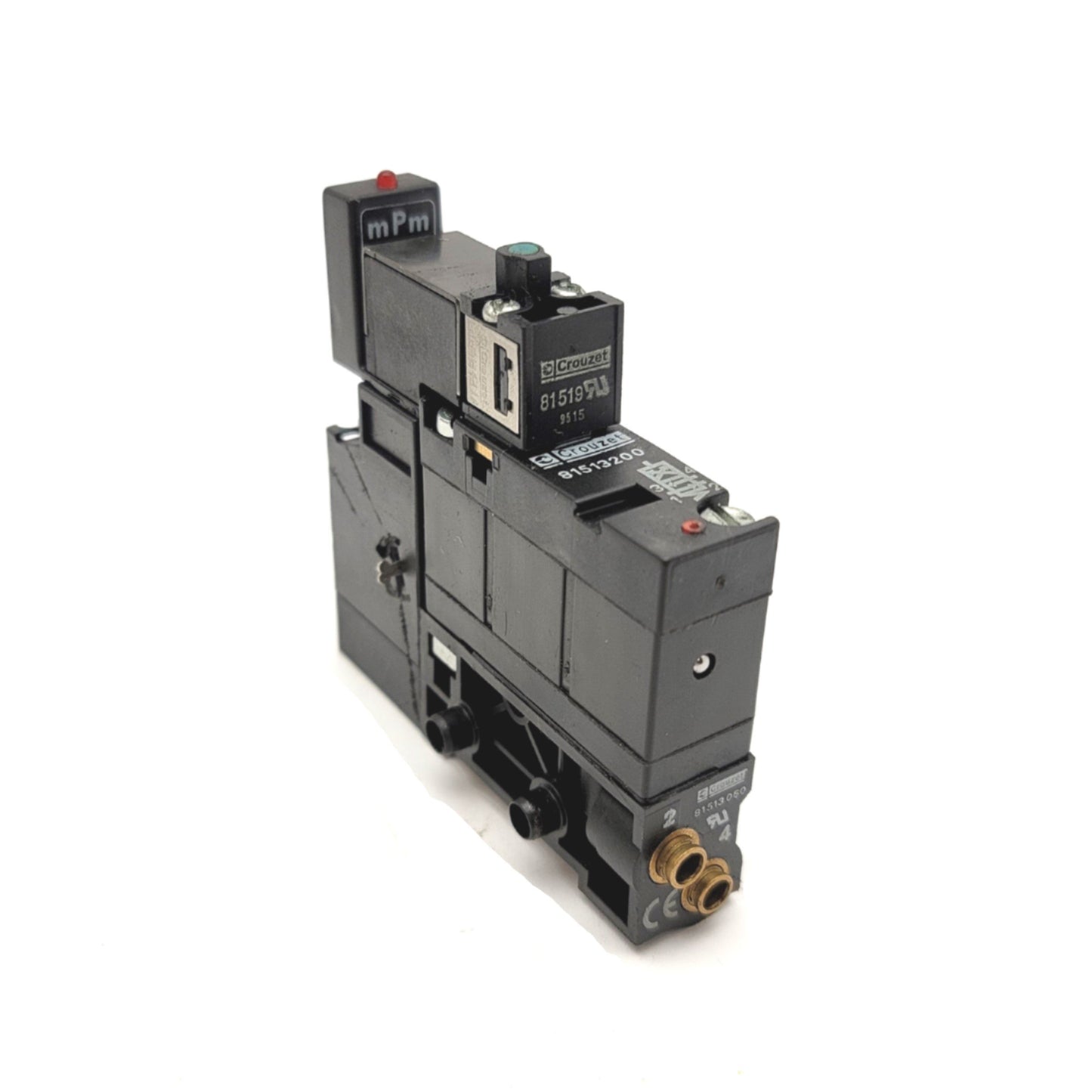 Used Crouzet 81 513 200 4/2 Monostable Valve Module 3-8 Bar With 81 513 060, 81519