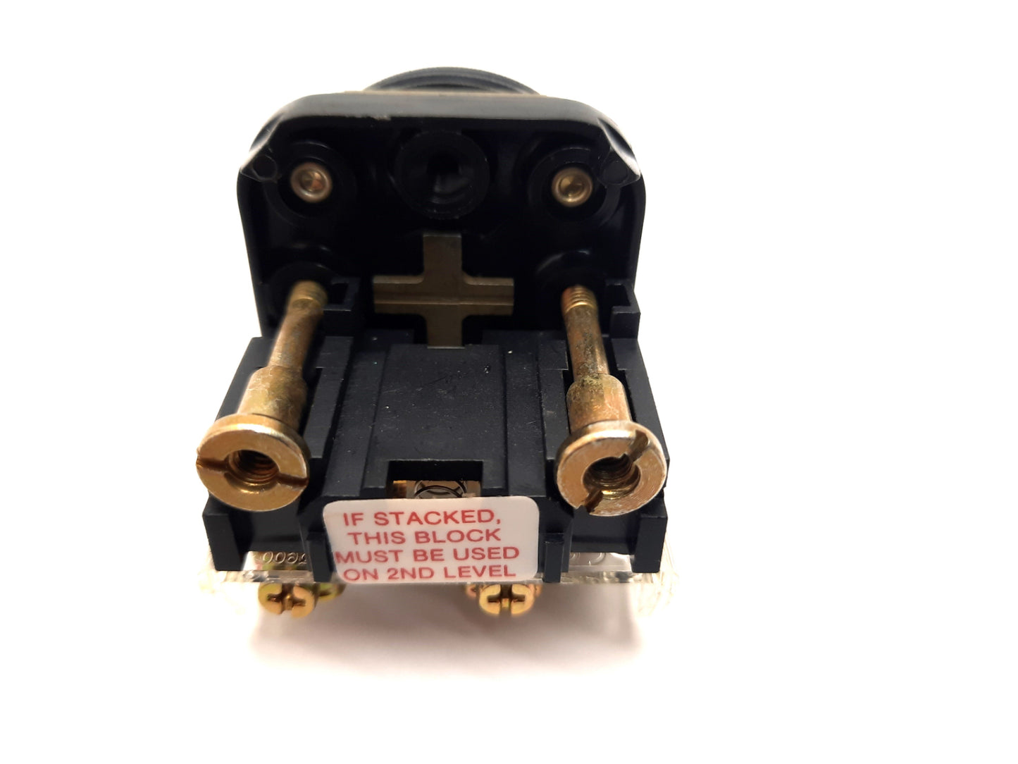 Used Allen Bradley 800T-A5A2 Momentary Pushbutton Switch, Flush, White, 30mm, 2-NO