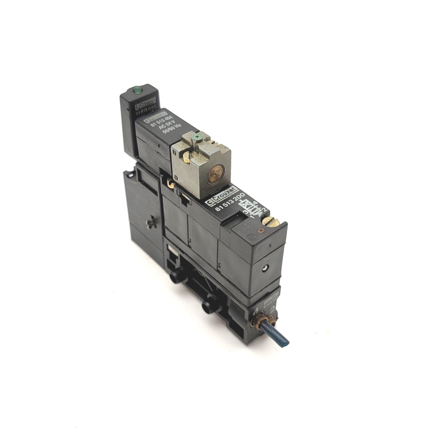 Used Crouzet 81 513 200 4/2 Monostable Valve Module 3-8 Bar With 81 513 060, 81513454